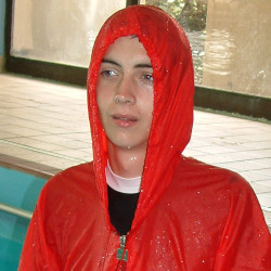 comfy nylon anorak for swimming