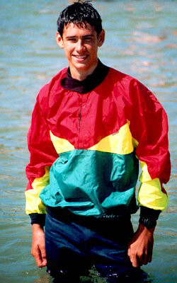 play cagoule swimming in clothes
