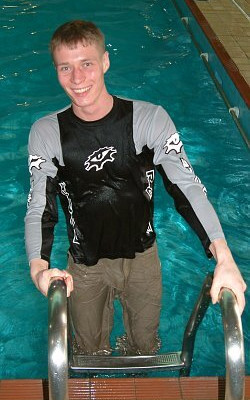 polyester swim shirt
